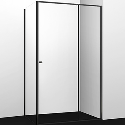 Душевой уголок WasserKRAFT Dill 61S22 100x90 профиль Черный стекло прозрачное