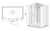 Душевая дверь в нишу Cezares Elena B-13 120 ELENA-W-B-13-30+60/30-C-Cr профиль Хром стекло прозрачное