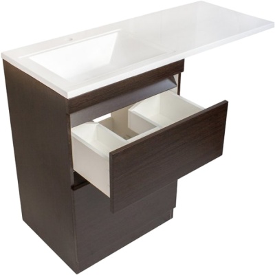 Тумба под раковину Style Line Даллас 120 Люкс Plus Белая