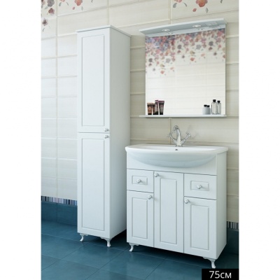 Тумба с раковиной Sanflor Софи 75 С02643 Белая
