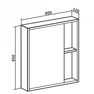 Мебель для ванной Runo Эко 60 Белая