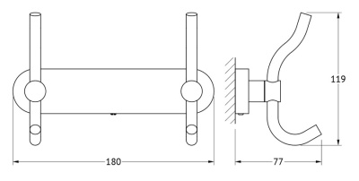 Вешалка для полотенец Artwelle Harmonie HAR 005 Хром