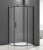 Душевой уголок Good Door Galaxy R-100-C-B 100x100 профиль Черный стекло прозрачное