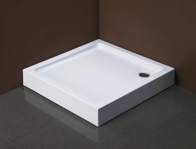 Акриловый поддон для душа Black&White Stellar Wind 80x80 SQ-08H Белый