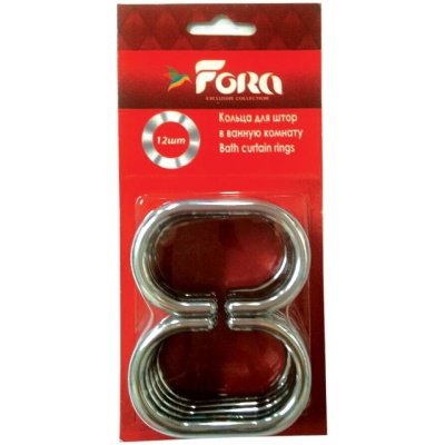 Кольца для штор Fora К14 Хром