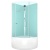 Душевая кабина Domani-Spa Simple High 90x90 DS01ES99HWM00 профиль Белый задние стенки Белые