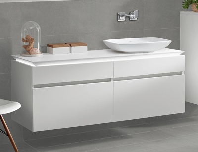 Тумба под раковину Villeroy&Boch Legato 80x55 подвесная Вяз импрессо