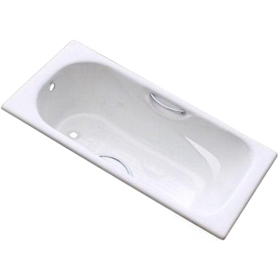 Чугунная ванна Goldman Donni 150x75 с отверстиями для ручек с антискользящим покрытием