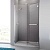 Душевая дверь в нишу Radaway Carena DWJ 110 L профиль Хром стекло прозрачное