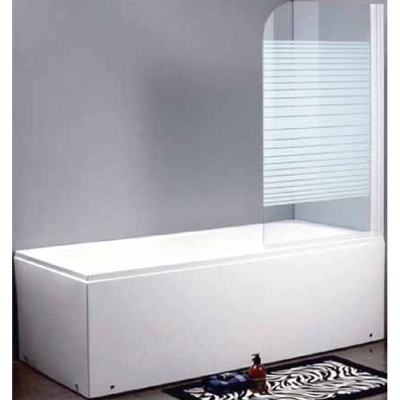 Шторка на ванну Byon D-16 80x140 профиль Хром стекло прозрачное