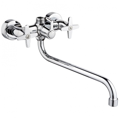 Смеситель для ванны Ростовская Мануфактура Сантехники SL72-140 универсальный Хром