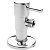 Комплект вентилей запорных Clever Design G1/2xG1/2 40011 угловых Хром