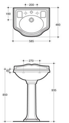 Раковина Simas Arcade AR 814 Белая