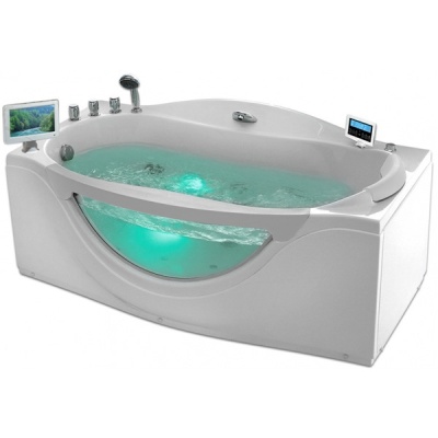 Акриловая ванна Gemy G9072 O L 171х92 L с гидромассажем