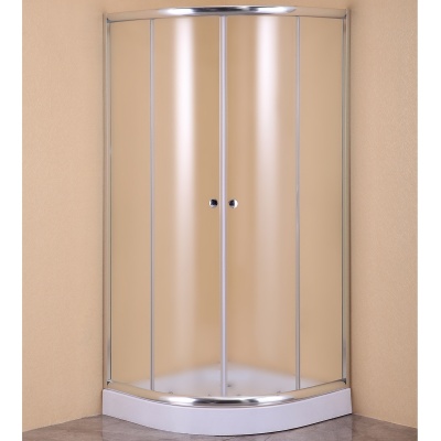 Душевой уголок Agger A01-090MCR 90x90 профиль Хром стекло матовое