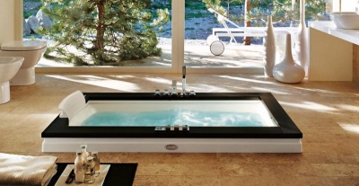 Акриловая ванна Jacuzzi Aura Uno 180x90 Corian 9443-734A Венге