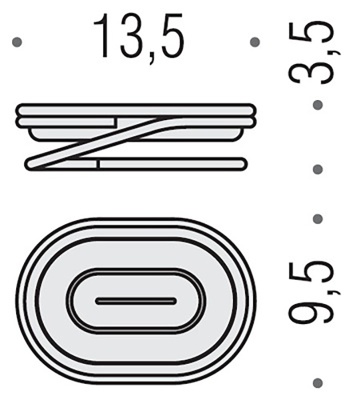 Мыльница Colombo Design Luna В0140.000/van Хром