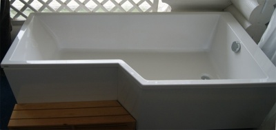 Акриловая ванна Jacob Delafon Bain Douche Neo 170x90 R E6D002R-00 без гидромассажа