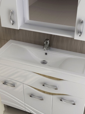 Тумба под раковину Vigo Mirella 100 Белая