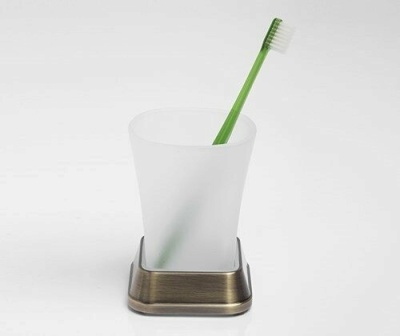 Стакан для зубных щеток WasserKRAFT Exter K-5528 Светлая бронза