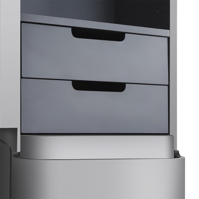 Шкаф пенал AM.PM Sensation 40 L M30CHL0406FG подвесной Серый шелк