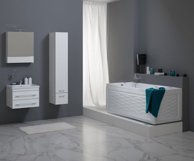 Шкаф пенал Aquanet Верона 30 175390 подвесной R Белый