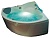 Акриловая ванна Victory Spa St Lucua 145x145 Без системы управления