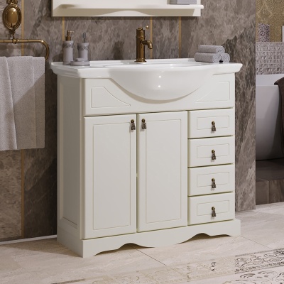 Тумба под раковину Opadiris Клио 80 00-00000237 Слоновая кость