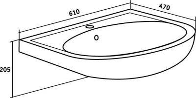 Мебель для ванной Runo Эко 60 Белая