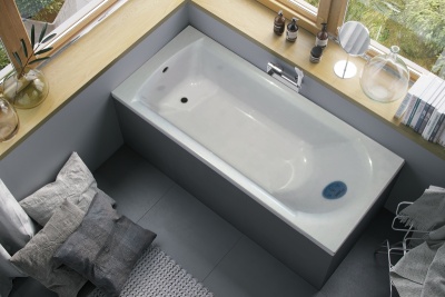 Ванна из литьевого мрамора Marmo Bagno Глория 180x80 MB-GL180-80 без гидромассажа