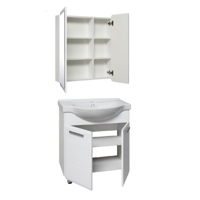 Мебель для ванной Runo Эрика 70 Белая