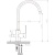 Смеситель для кухни ZorG Sanitary ZR 317 YF-33 Хром