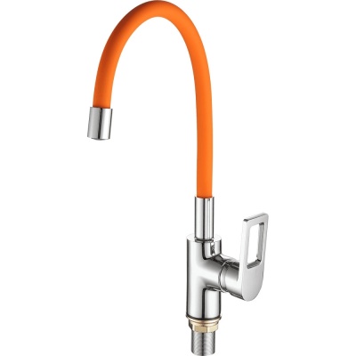 Смеситель для кухни Fashun A4253-B02 Оранжевый Хром