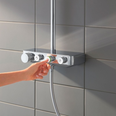 Душевая система Grohe SmartControl 26507000 с термостатом Хром