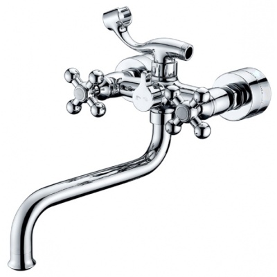 Смеситель для ванны Kaiser Carlson Lux 11255 универсальный Хром