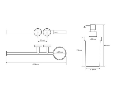 Полотенцедержатель Bemeta Omega 104019012 Хром