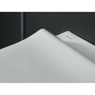 Комплект унитаза Geberit Smyle 500.300.21.S с инсталляцией Sigma с сиденьем Микролифт и клавишей смыва Хром