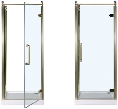 Душевой уголок Aquanet Beta Cube Classic NBB1221-1 100x100 R 184917 профиль Золото стекло Прозрачное