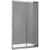 Душевая дверь Gemy Victoria S30191HM 100х190 профиль Хром стекло матовое
