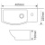 Раковина Melana 40 MLN-7947AL Белая Раковина Melana 40 MLN-7947AL Белая
