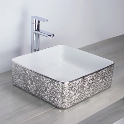 Раковина Melana 36 MLN-A430BF Белая, Золото