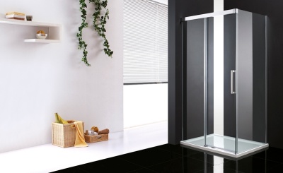 Душевой уголок Cezares Premier-Soft AH-1 140x100 IV профиль Хром стекло прозрачное