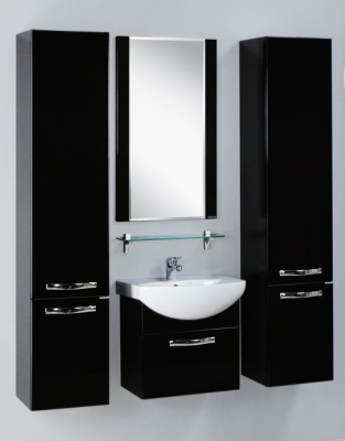 Тумба под раковину Акватон Ария 50 1A140301AA010 белая глянцевая