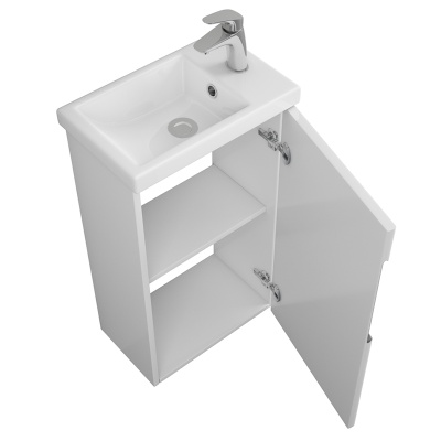 Тумба под раковину Owl 1975 Runn 40 OW07.01.00 подвесная Белая