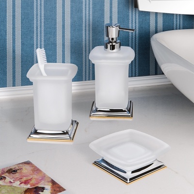 Дозатор для жидкого мыла Colombo Design Portofino B9326 Белый, Хром