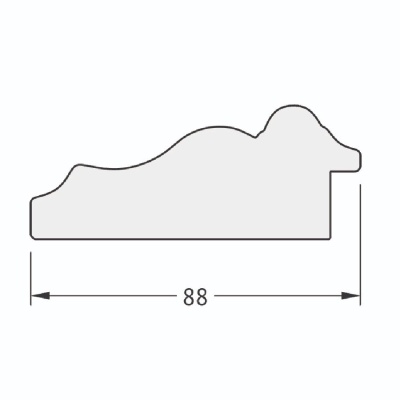 Зеркало Evoform Exclusive 146х61 Римское серебро