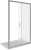 Душевая дверь в нишу Good Door Infinity WTW-160-G-CH 160 профиль Хром стекло матовое