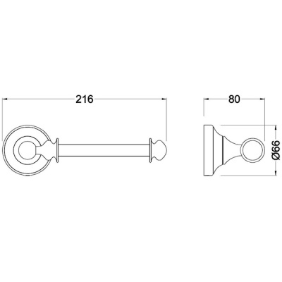 Держатель туалетной бумаги Schein Saine Chrome 7053028 Хром