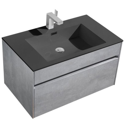 Тумба под раковину Vincea Chiara VMC-1C800CT подвесная Cement
