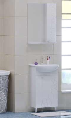 Зеркало со шкафом Corozo Орфей 50 SD-00000299 Белое